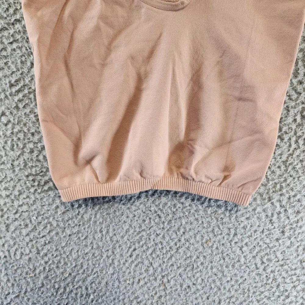 Free People Skinny Strap Cropped Camisole Women's XS/S Beige Scoop Neck Pullover - Picture 2 of 12